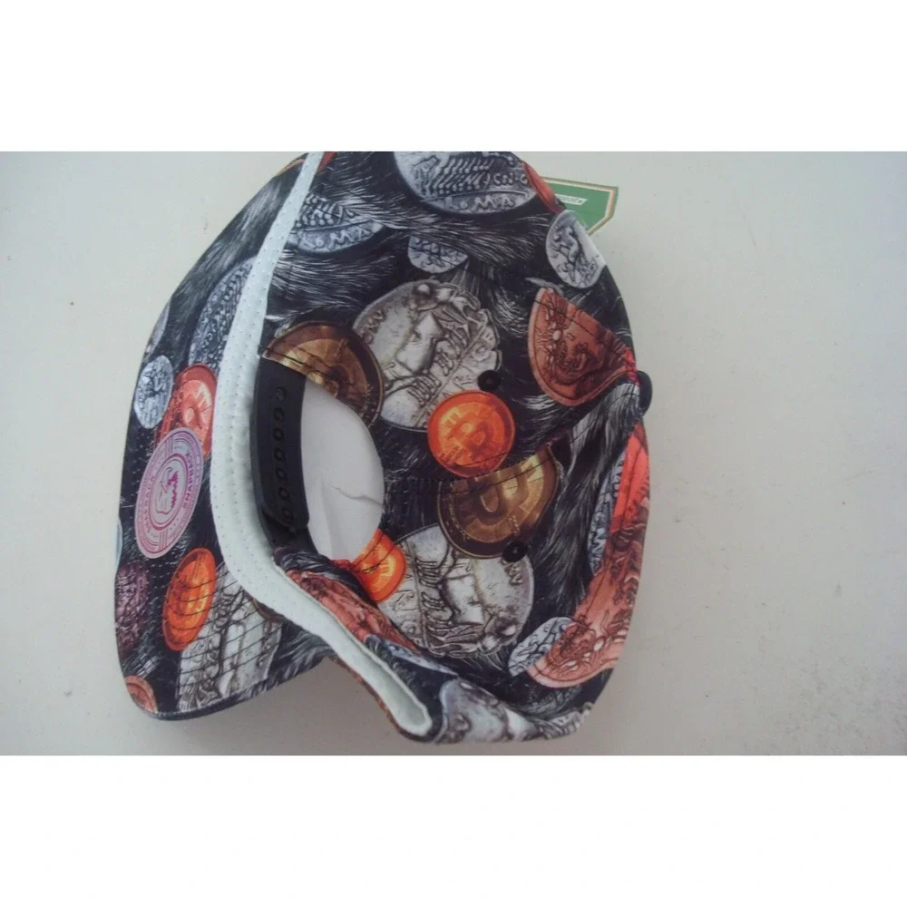 COINS COIN  Snapback BEACH GOLF‎ DEADSTOCK HAT CAP VINTAGE H2